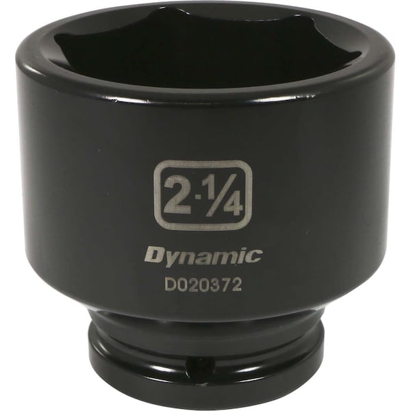 Tools 3/4" Drive 6 Point SAE 2-1/4" Standard Length Impact Socket